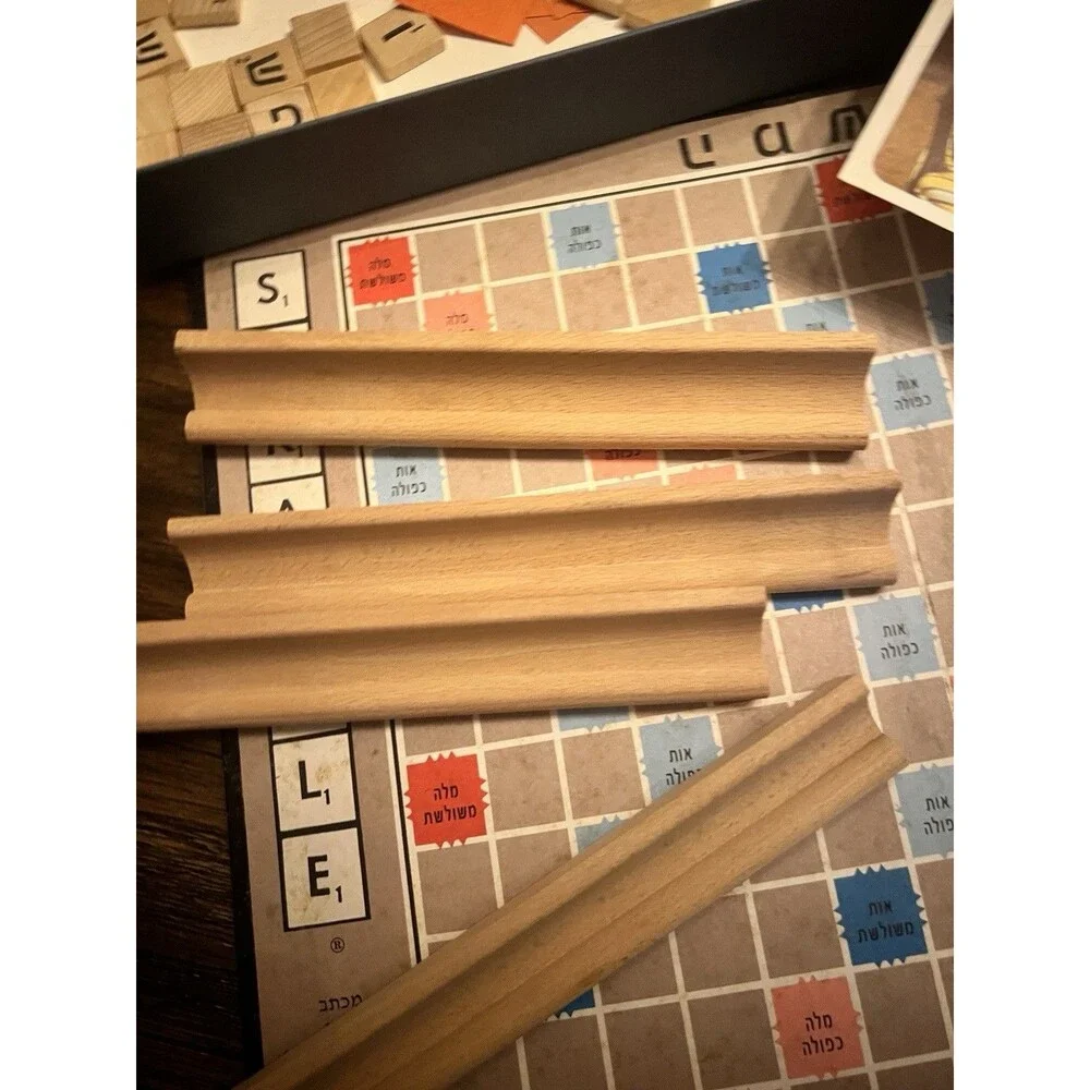 Vintage Scrabble Crossword Game Foreign Edition very old